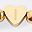 Gold Tone Letter I