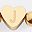 Gold Tone Letter J
