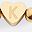 Gold Tone Letter K