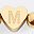 Gold Tone Letter M