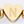 Gold Tone Letter N