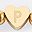 Gold Tone Letter P