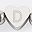 Silver Tone Letter D