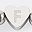 Silver Tone Letter F