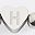 Silver Tone Letter H