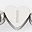 Silver Tone Letter I