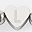 Silver Tone Letter L
