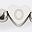 Silver Tone Letter O