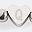 Silver Tone Letter Q