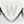Silver Tone Letter W