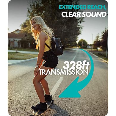 Movo WMX-2 Wireless Lavalier Microphone System with Charging Case for Cameras