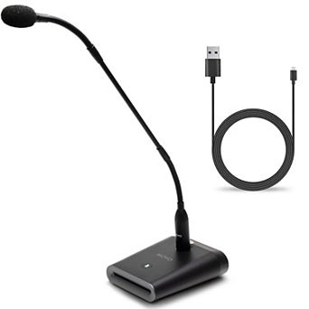Movo GM-5 USB Gooseneck Microphone for Computers