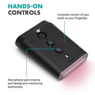 Movo GM-7 USB Gooseneck Microphone for Computers