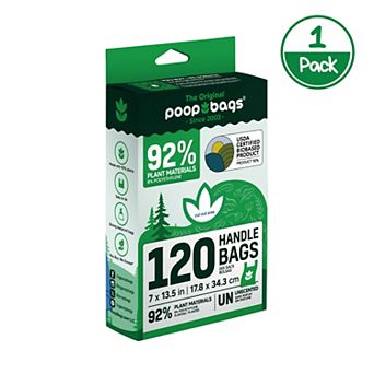 The Original Poop Bags® 120 Count Handle Tie Pet Waste Bags