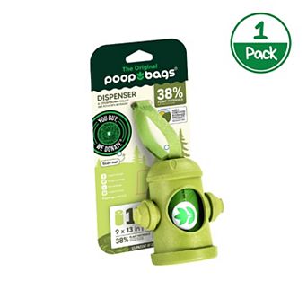 The Original Poop Bags® Hydrant Leash Dispenser with 15 Countdown® Pet Waste Bags