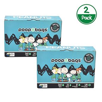 The Original Poop Bags® Peanuts Snoopy 360 Count Pet Waste Bags 2-Pack (720 Bags)