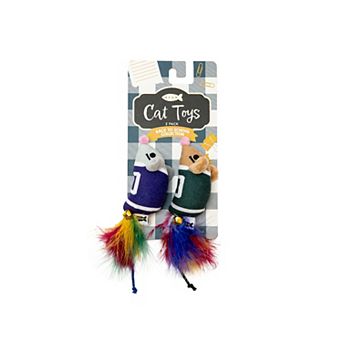 Meow 2 pc Catnip Plush Toy Pack