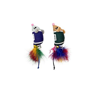Meow 2-Piece Catnip Plush Toy Pack