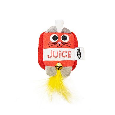 Meow 2-Piece Milk & Juice Catnip Plush Toy Pack