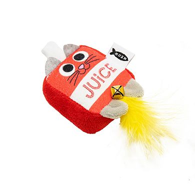 Meow 2-Piece Milk & Juice Catnip Plush Toy Pack