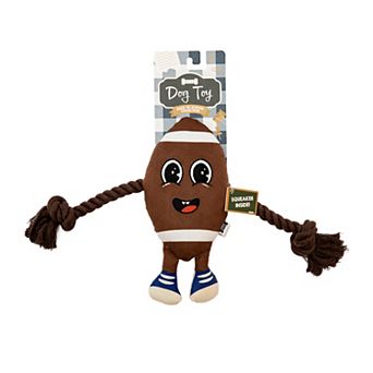 WOOF® Rope Plush Football Pet Toy