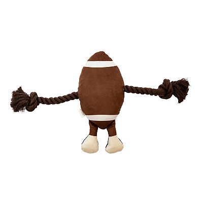WOOF® Rope Football Plush Pet Toy