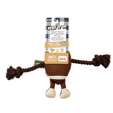WOOF® Rope Football Plush Pet Toy