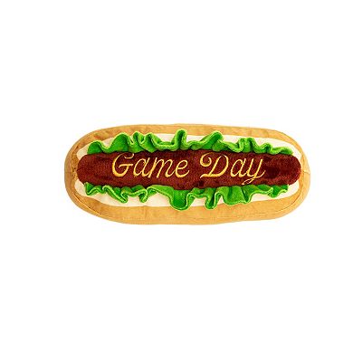 WOOF® Game Day Hotdog Plush Pet Toy