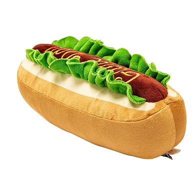 WOOF® Game Day Hotdog Plush Pet Toy