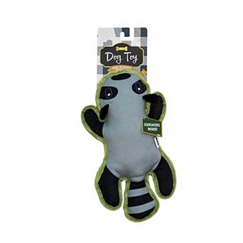 WOOF® Oxford Raccoon Squeaky Plush Pet Toy