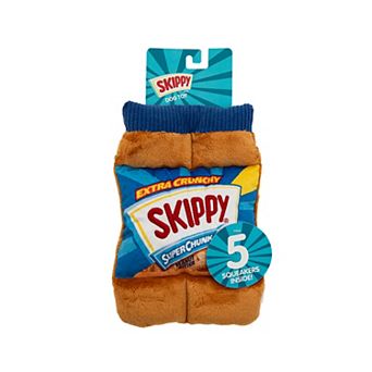 WOOF® Skippy PB Jar Plush Dog Toy With 5 Squeakers