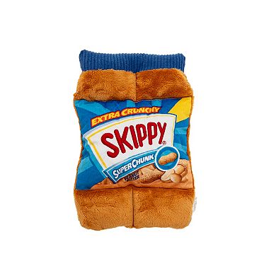 WOOF® Skippy PB Jar Plush Dog Toy With 5 Squeakers