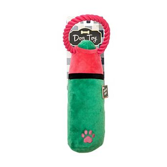 WOOF® Water Bottle Rope Plush Dog Toy