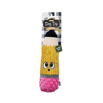 WOOF® Squeaky Pencil Plush Pet Toy