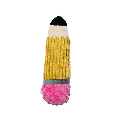 WOOF® Squeaky Pencil Plush Pet Toy