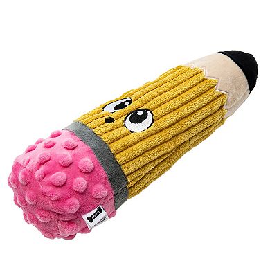WOOF® Squeaky Pencil Plush Pet Toy