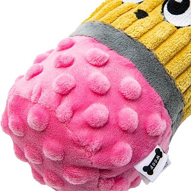 WOOF® Squeaky Pencil Plush Pet Toy