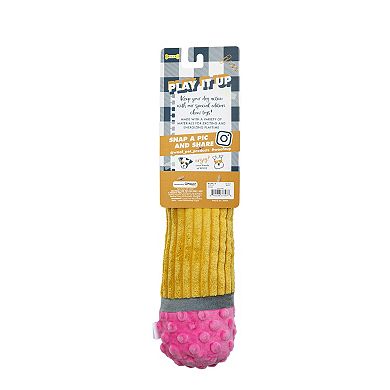 WOOF® Squeaky Pencil Plush Pet Toy