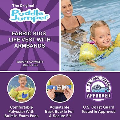 Bestway Puddle Jumper Fabric Kids Stingray Life Vest with Armbands
