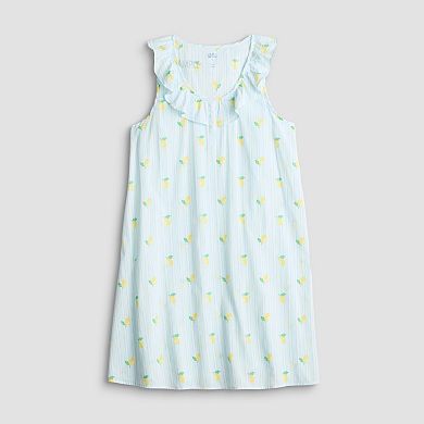 Women's Croft & Barrow Woven Ruffled Sleepshirt