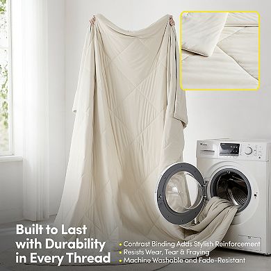 Sweet Home Collection Down Alternative Reversible Cooling Comforter