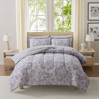 Sweet Home Collection Watercolor Paisley Comforter Set