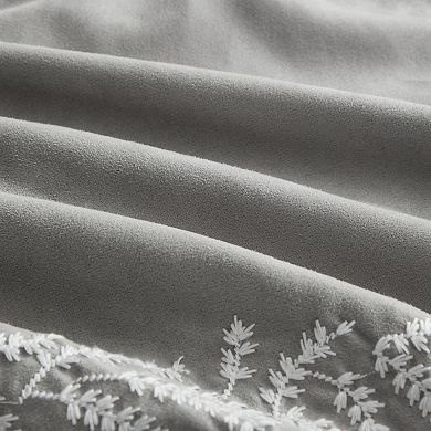 Sweet Home Collection Salerno Suede Bedding Set