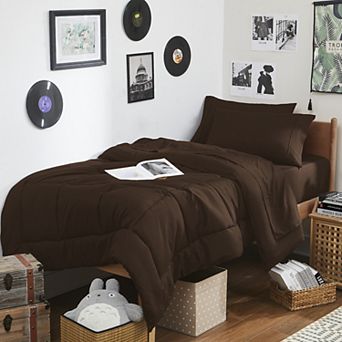 Sweet Home Collection 7 pc Campus Ready Dorm Bedding Bundle