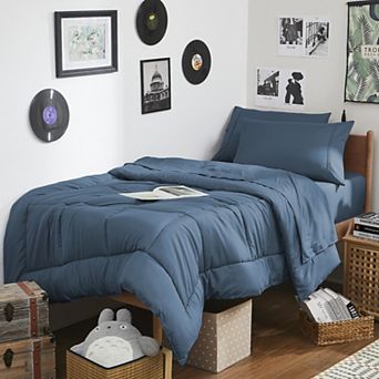 Sweet Home Collection 7 pc Campus Ready Dorm Bedding Bundle