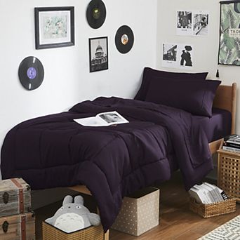 Sweet Home Collection 7 pc Campus Ready Dorm Bedding Bundle