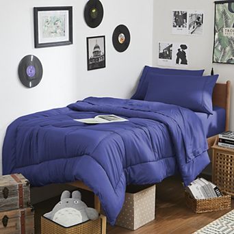 Sweet Home Collection 7 pc Campus Ready Dorm Bedding Bundle