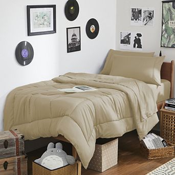 Sweet Home Collection 7 pc Campus Ready Dorm Bedding Bundle