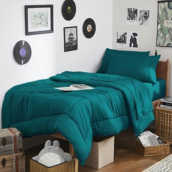 Sweet Home Collection 7 pc Campus Ready Dorm Bedding Bundle