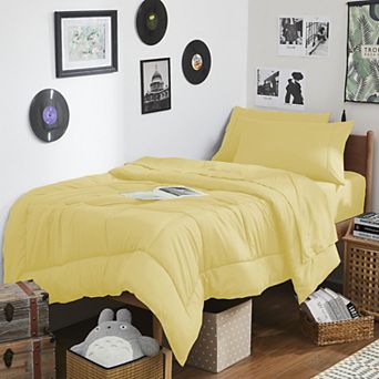 Sweet Home Collection 7 pc Campus Ready Dorm Bedding Bundle